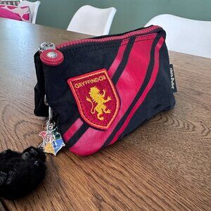 NWT！NEW！Kipling x Harry Potter Creativity Pouch Large -Red Gryffindor